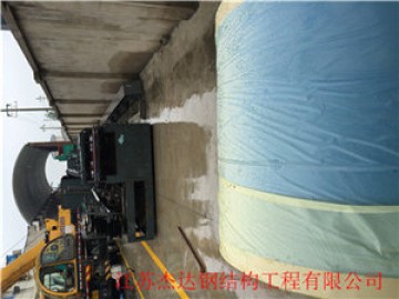 拱形波紋鋼屋蓋結構的施工步驟圖